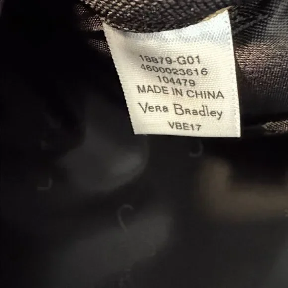 Vera Bradley Grande Laptop Backpack in the Havana Rose Pattern Butterfly Travel - Picture 9 of 12